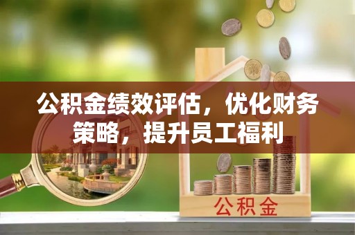 金湖公积金绩效评估，优化财务策略，提升员工福利